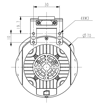 S070DB兩軸雙可見光吊艙 S070DB兩軸雙可見光吊艙