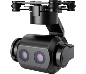 W55微型三軸長短焦可見光穩像吊艙