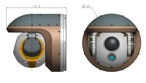 IS015DA兩軸雙光吊艙 IS015DA兩軸雙光吊艙