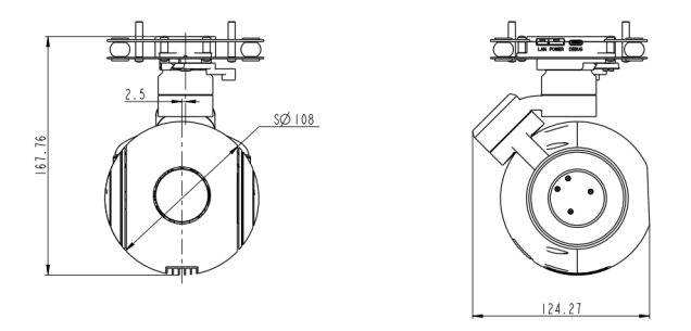TX108IA-HNV000T635L000三軸單光吊艙 TX108IA-HNV000T635L000三軸單光吊艙