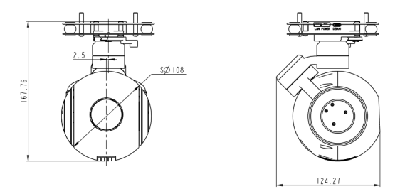 TX108TA-HNV210T625L151三軸三光吊艙 TX108TA-HNV210T625L151三軸三光吊艙