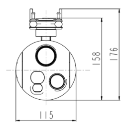TZ115TB-NNV210T625L121三軸三光吊艙