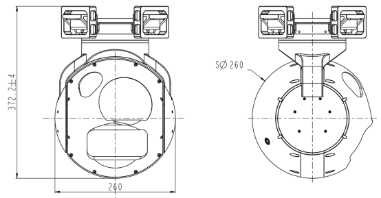 S260FA非制冷兩軸四光吊艙