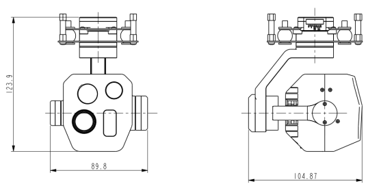 TZ096FA三軸四光吊艙